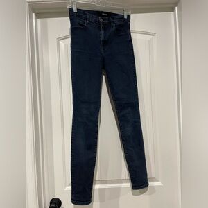 J Brand Womens Maria High Rise Skinny Bluebird Sz 27
